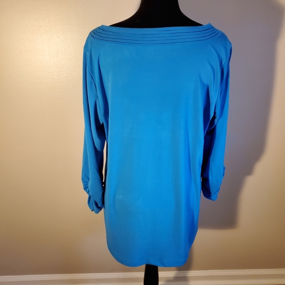 Susan Graver "Liquid Knit" Tunic top - Picture 3 of 8